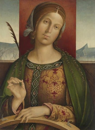Saint Catherine of Alexandria by Francesco Zaganelli di Bosio