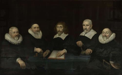 Portrait of the Regents of the House of Correction in Middelburg by Allaert van Loeninga
