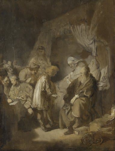 Joseph Telling his Dreams to his Parents and Brothers by Rembrandt van Rijn