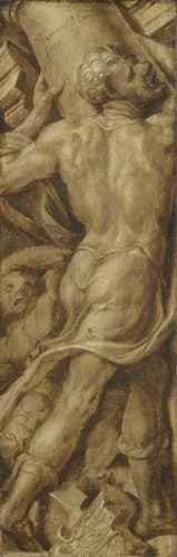 Triumph over Sin: Samson Destroying the Temple of the Philistines by Maarten van Heemskerck