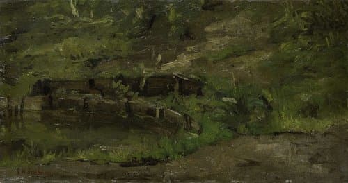 Meadow Landscape by George Hendrik Breitner