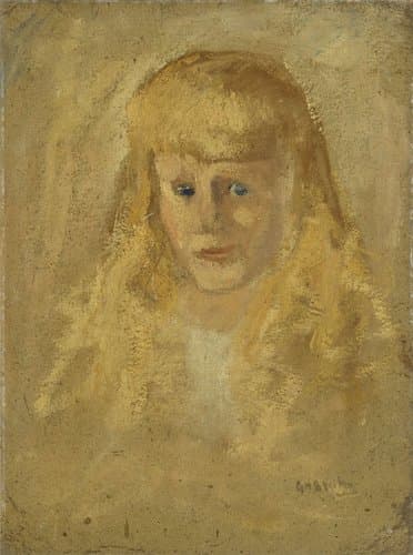 Marie Anne Henriette Breitner (geb.1882-06-14) by George Hendrik Breitner