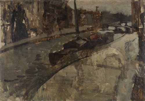 Prinsengracht near Lauriergracht by George Hendrik Breitner