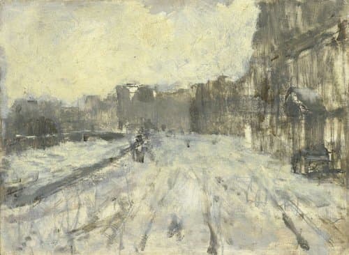 Het Rokin te Amsterdam by George Hendrik Breitner