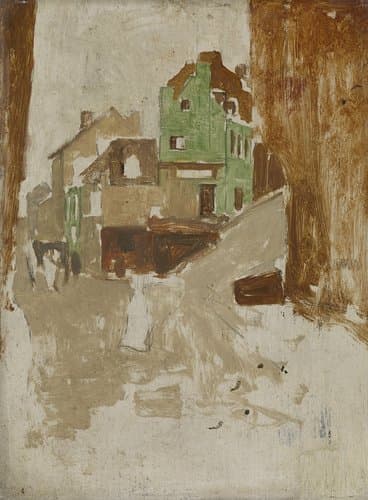 Street in Montmartre by George Hendrik Breitner