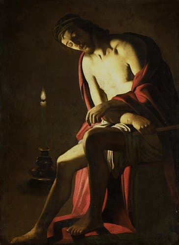 Christ on the Cold Stone by Gerard van Honthorst