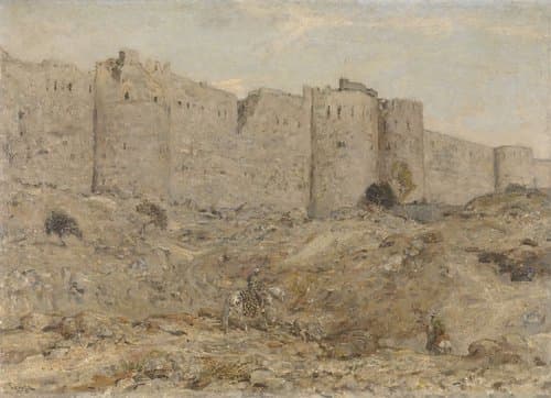 Stadsmuur in India by Marius Bauer