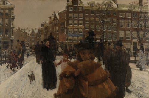 De Singelbrug bij de Paleisstraat te Amsterdam