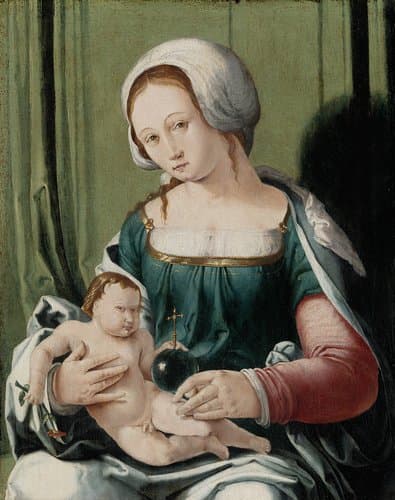 Maria met kind by Lucas van Leyden