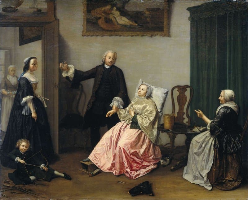 Het doktersbezoek by Elisabeth Geertruida Wassenbergh