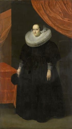 Portrait of Suzanna Moor (1608-57) by anonymous