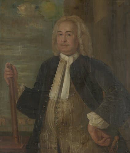 Portret van gouverneur-generaal Johannes Thedens by anonymous