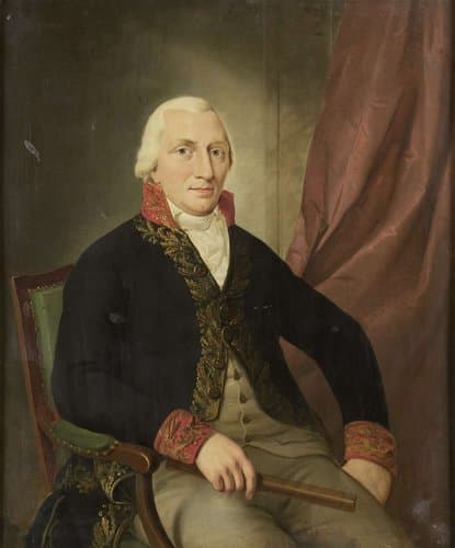Portrait of Albertus Henricus Wiese, Governor-General of the Dutch East Indies by Adriaan de Lelie