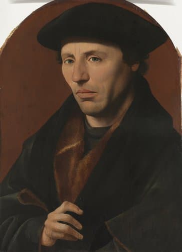 Portrait of a man by Jan van Scorel