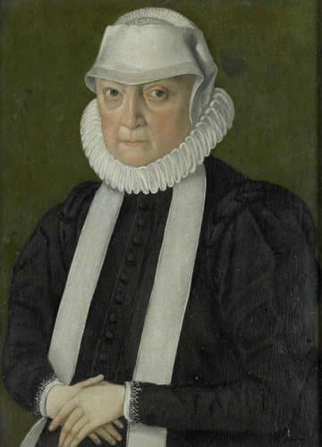 Portret van Anna Jagellonia (1522-96), koningin van Polen by anonymous