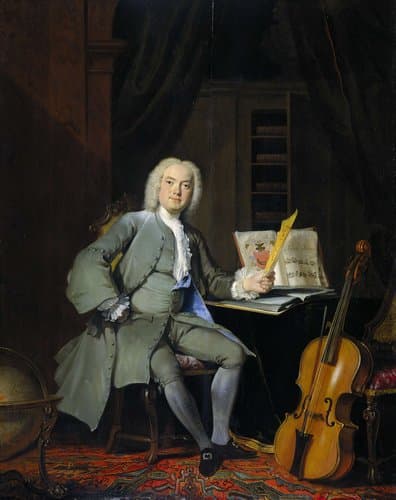Portret van een lid van de familie Van der Mersch by Cornelis Troost
