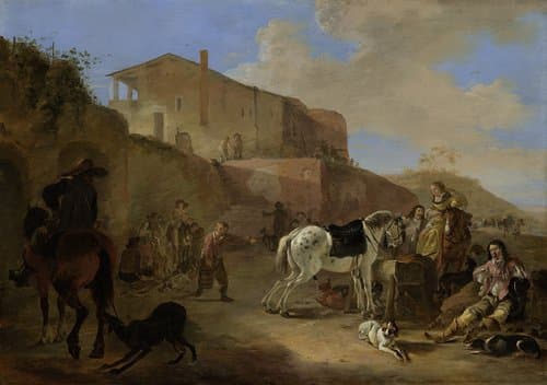 The hunting party by Dirk Stoop