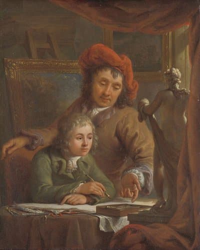 De tekenles by Abraham van Strij (I)