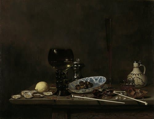 Still Life with Roemer by Jan Jansz. van de Velde (III)