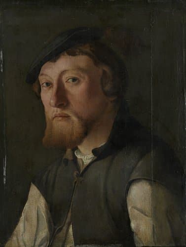 Portret van een man by anonymous