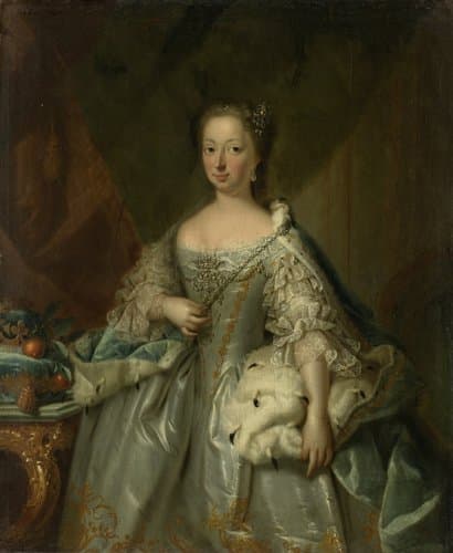 Anna van Hannover (1709-59). Echtgenote van prins Willem IV by Johann Valentin Tischbein