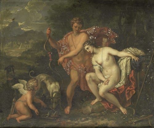 Meleager and Atalanta by anonymous