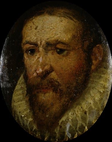 Portret van Johan van Oldenbarnevelt by Cornelis Saftleven