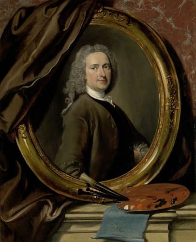 Zelfportret by Cornelis Troost