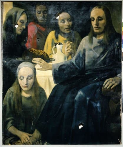 De voetwassing by Han van Meegeren