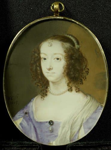 Portret van een vrouw by Samuel Cooper