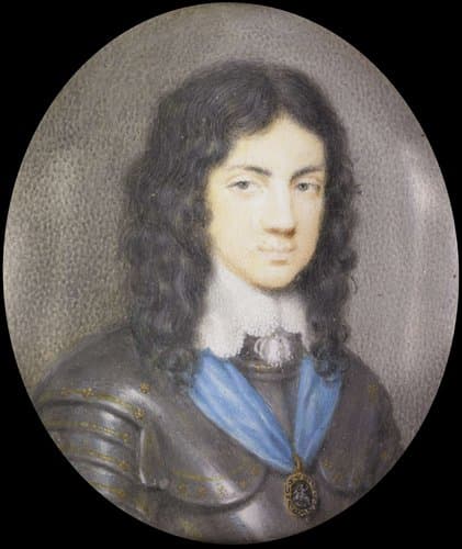 Karel II (1630-85), de latere koning van Engeland, als jongeman by anonymous