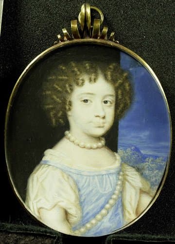 Portrait of Maria Stuart (1662-95) by Richard Gibson