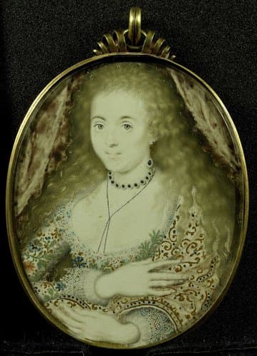 Arabella Stuart (gest 1615). Dochter van Charles Lennox by Isaac Oliver