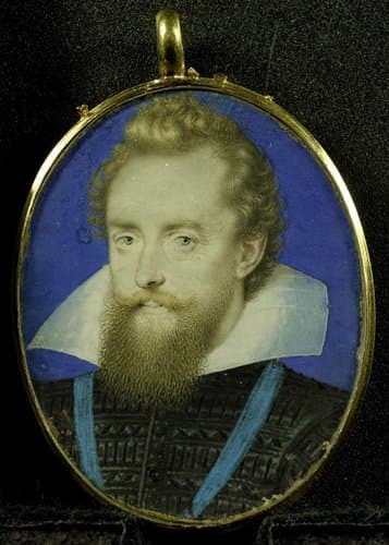 Ludovic Stuart (1574-1623/1624), eerste hertog van Richmond en tweede hertog van Lennox of Thomas Howard (1561-1628), graaf van Suffolk by Isaac Oliver