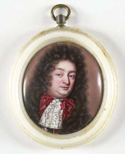 Portret van een onbekende man by Jean Petitot (le jeune)