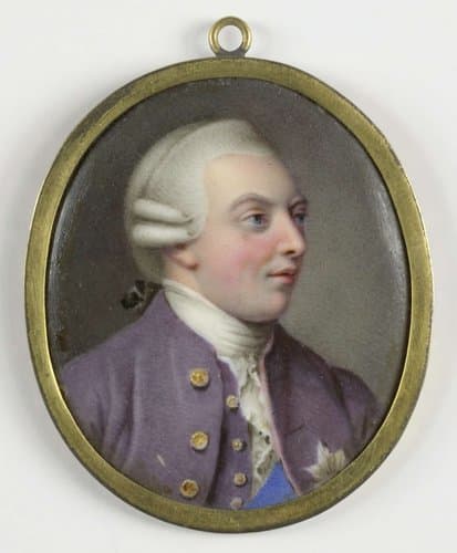 Portret van George III (1738-1820), koning van Engeland by Johann Heinrich von Hurter