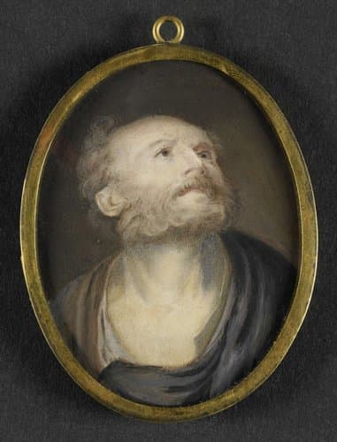 Kop van een oude man by anonymous