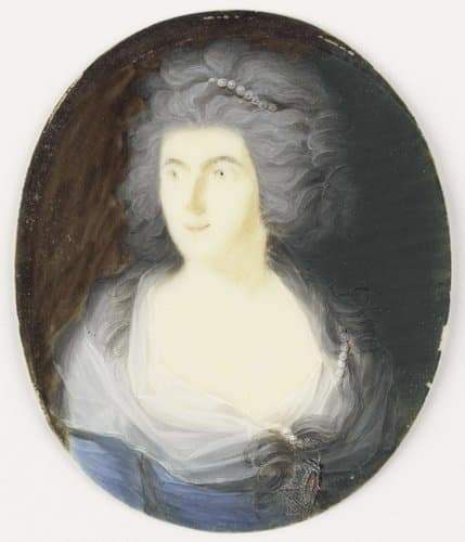 Portret van een dame by anonymous