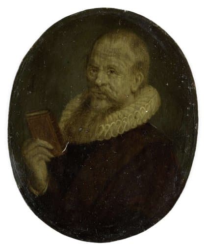Portrait of Theodorus Schrevelius by Arnoud van Halen
