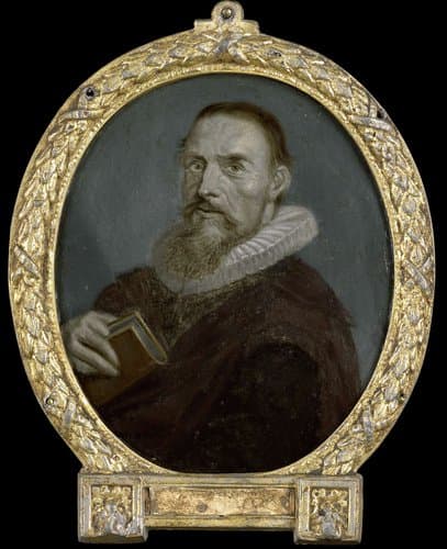 Portrait of Samuel Ampzing by Arnoud van Halen