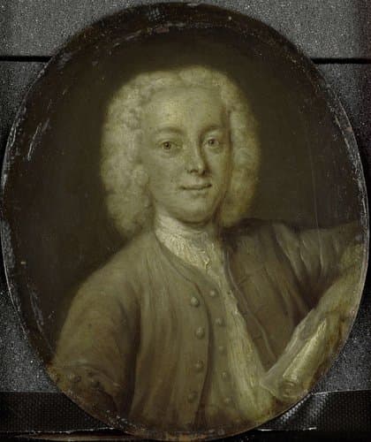 Portrait of Lucas Pater, Merchant and Poet in Amsterdam by Jan Maurits Quinkhard