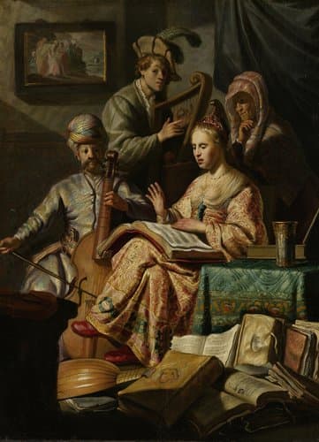 Musical Company by Rembrandt van Rijn