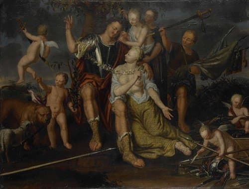 Allegorie op de vrede by Kessel (B.?) van