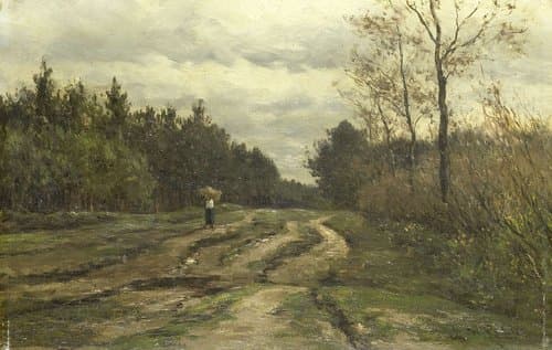 Country Road near Laren by Willem Roelofs (I)