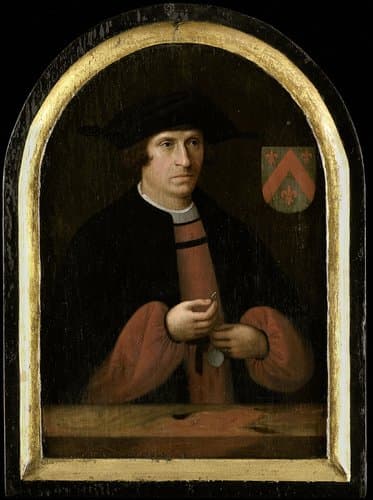 Portret van Frans van Schoterbosch (ca. 1484-?) by Cornelis Engelsz