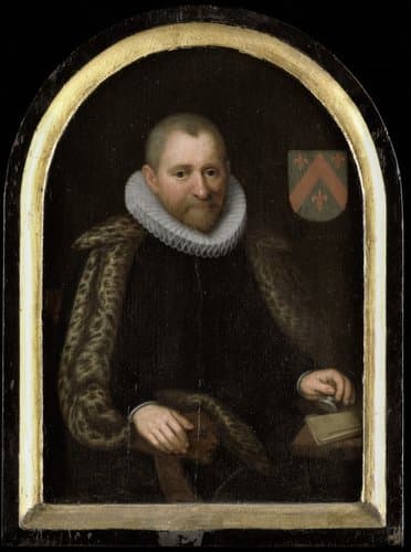 Portret van Gerrit Willemsz. van Schoterbosch (ca. 1538-1611) by Cornelis Engelsz