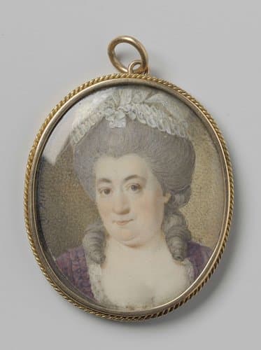 Portret van een vrouw by George Nikolaus Ritter