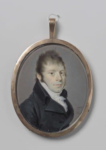 Portret van een man by Leonardus Temminck