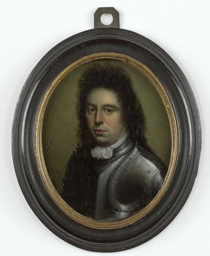 Portret van een officier by Monogrammist PP (schilder)