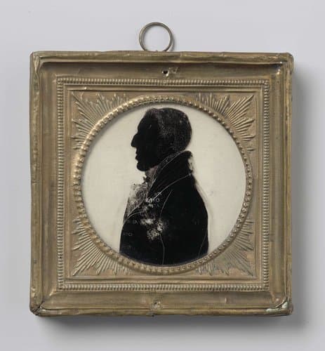 Silhouet portret van Arthur Wellesley by anonymous